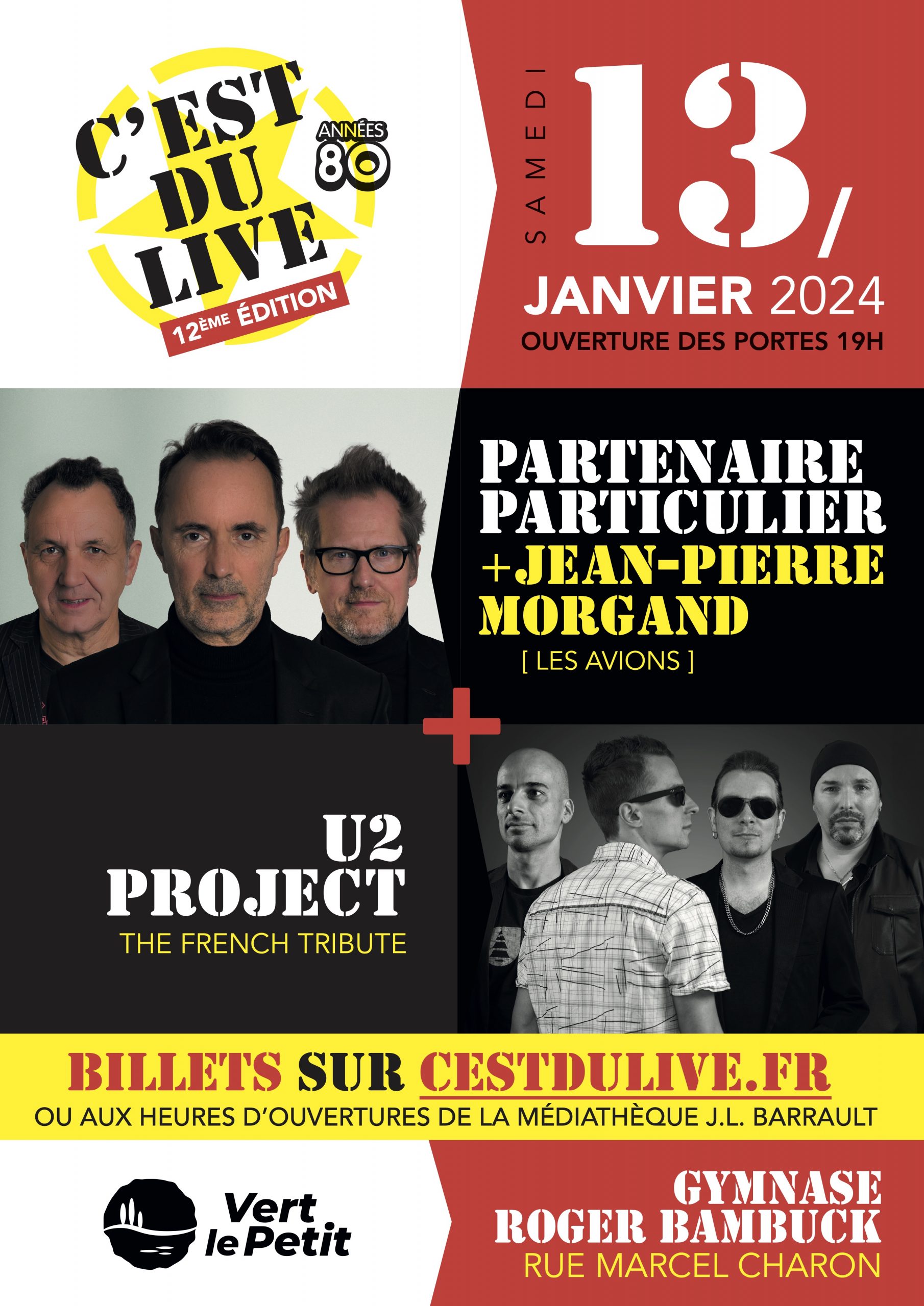 C'est Du Live 2024 avec U2 Project,Partenaire Particulier et Jean-Pierre Morgan